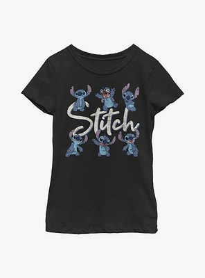 Disney Lilo & Stitch Posing Youth Girls T-Shirt