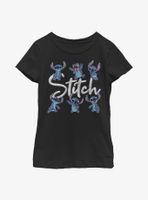 Disney Lilo & Stitch Posing Youth Girls T-Shirt