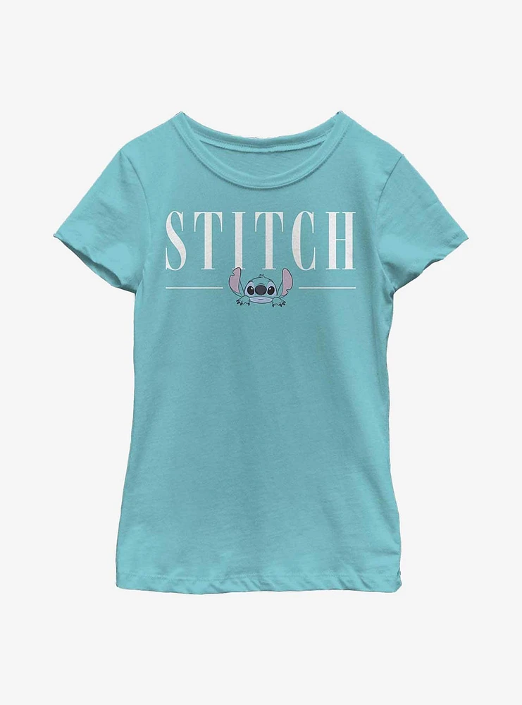 Disney Lilo & Stitch Title Youth Girls T-Shirt
