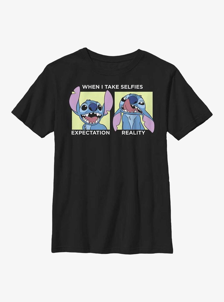 Disney Lilo & Stitch Selfie Youth T-Shirt