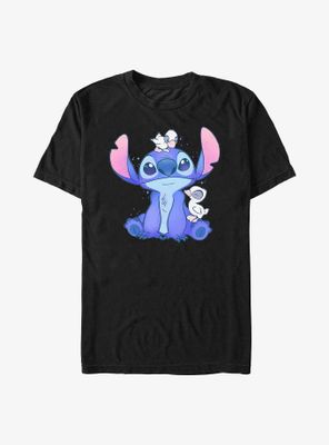 Disney Lilo & Stitch Cute Ducks T-Shirt