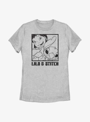Disney Lilo & Stitch Snap Womens T-Shirt