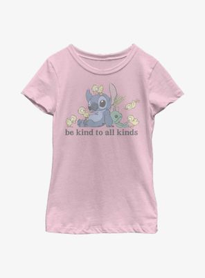 Disney Lilo & Stitch Kind To All Kinds Youth Girls T-Shirt