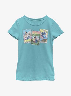 Disney Lilo & Stitch Tarot Cards Youth Girls T-Shirt