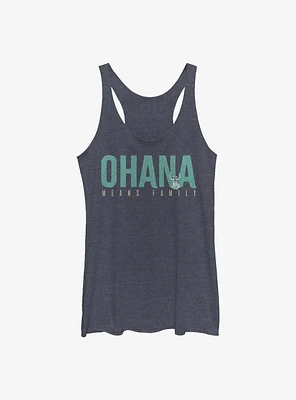 Disney Lilo & Stitch Ohana Bold Womens Tank Top