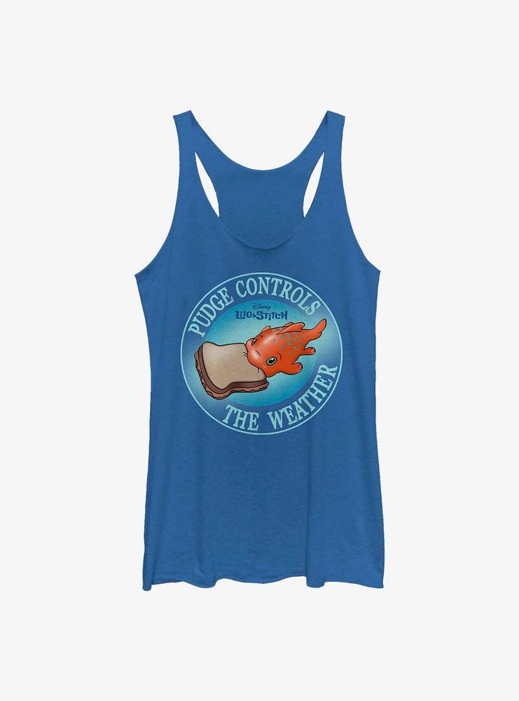 Disney Lilo & Stitch Pudge Weather Womens Tank Top