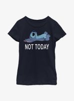 Disney Lilo & Stitch Not Today Youth Girls T-Shirt