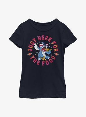 Disney Lilo & Stitch Pizza Youth Girls T-Shirt