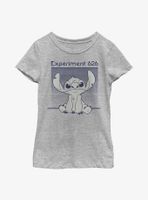 Disney Lilo & Stitch Experiment 262 Monochromatic Navy Youth Girls T-Shirt