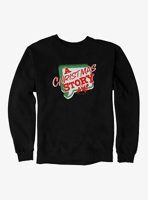 A Christmas Story  Bubble Logo Sweatshirt