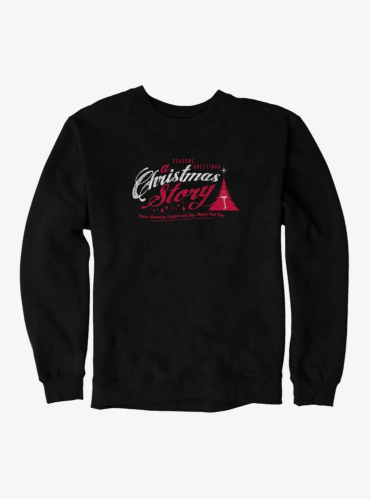 A Christmas Story  Cursive Logo Sweatshirt