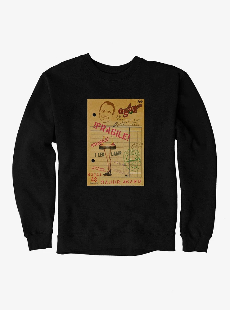 A Christmas Story  Fragile Sweatshirt