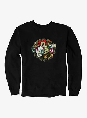 A Christmas Story  Wreath Sweatshirt