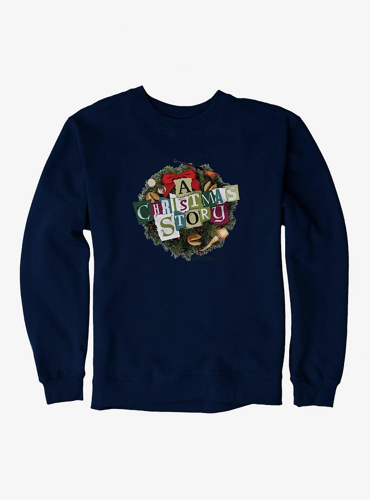 A Christmas Story  Wreath Sweatshirt