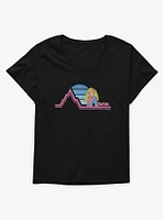 Barbie Holiday Vintage Stripe Girls T-Shirt Plus