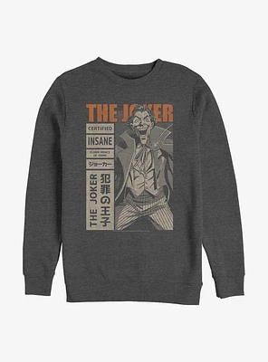 DC Comics Batman Joker Cover Sweatshirt