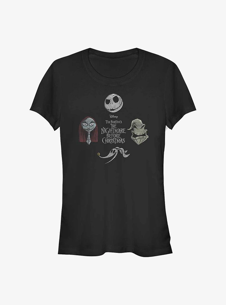 Disney The Nightmare Before Christmas Heads Up T-Shirt