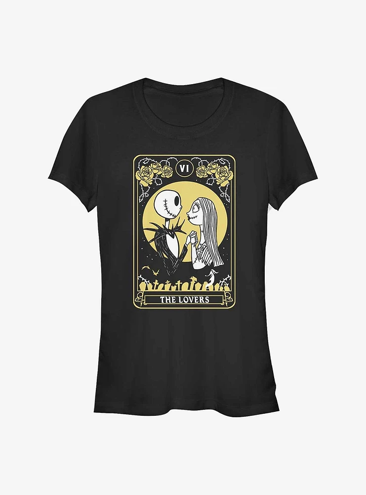 The Nightmare Before Christmas Jack & Sally Lovers Tarot T-Shirt