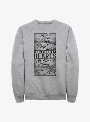 Disney Kingdom Hearts Attack Panels Sweatshirt