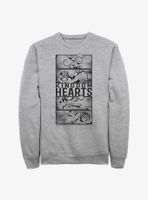 Disney Kingdom Hearts Attack Panels Sweatshirt