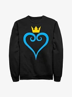 Disney Kingdom Hearts Heart And Crown Sweatshirt