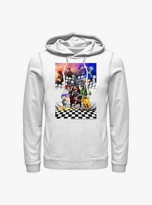 Disney Kingdom Hearts Checkered Group Hoodie