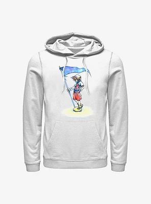 Disney Kingdom Hearts Sora With Flag Hoodie