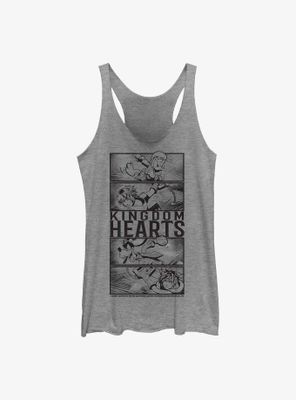 Disney Kingdom Hearts Attack Panels Womens Tank Top