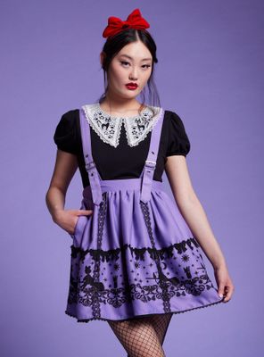 Her Universe Studio Ghibli Kiki's Delivery Service Purple Suspender Skirt