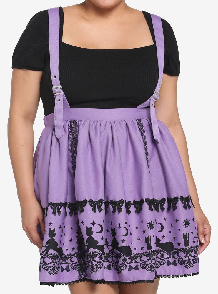 Her Universe Studio Ghibli Kiki's Delivery Service Purple Suspender Skirt Plus
