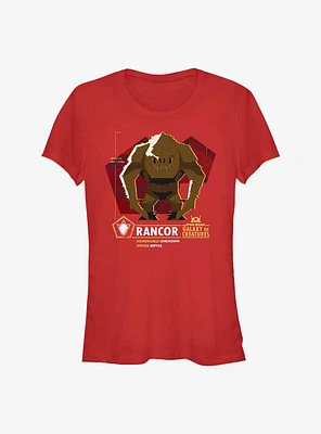 Star Wars: Galaxy Of Creatures Rancor Species Girls T-Shirt