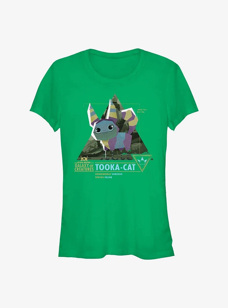 Star Wars: Galaxy Of Creatures Tooka-Cat Species Girls T-Shirt