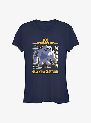 Star Wars: Galaxy Of Creatures Wampa Girls T-Shirt