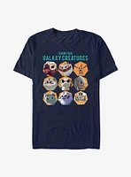 Star Wars: Galaxy Of Creatures Creature Chart T-Shirt