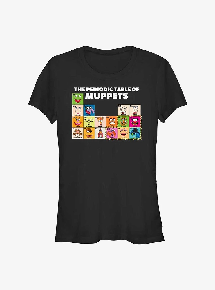 Disney The Muppets Periodic Table Of Girls T-Shirt