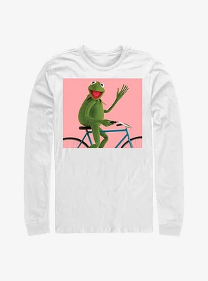 Disney The Muppets Biking Kermit Long Sleeve T-Shirt