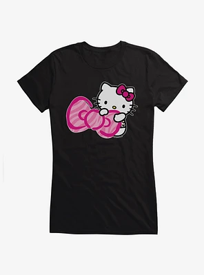 Hello Kitty Jungle Paradise Bow Girls T-Shirt