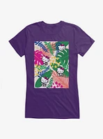 Hello Kitty Jungle Paradise Poster Girls T-Shirt