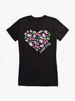 Hello Kitty Jungle Paradise Spotted Heart Girls T-Shirt