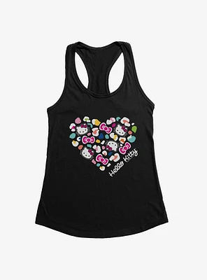 Hello Kitty Jungle Paradise Spotted Heart Girls Tank