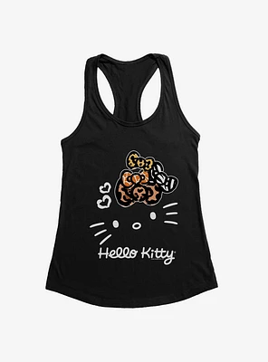 Hello Kitty Jungle Paradise Stencil Outline Girls Tank