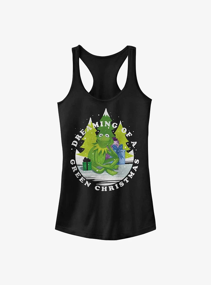 Disney The Muppets Green Christmas Girls Tank