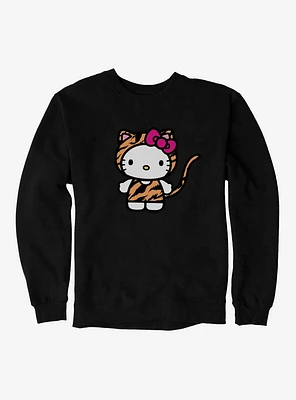 Hello Kitty Jungle Paradise Tiger Stripes Sweatshirt