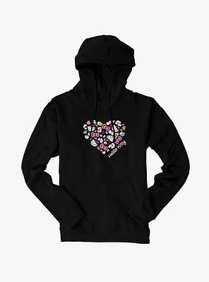 Hello Kitty Jungle Paradise Spotted Heart Hoodie