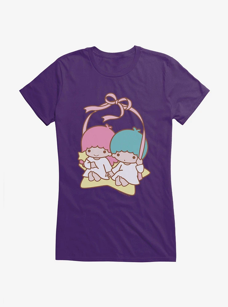 Little Twin Stars Swinging Girls T-Shirt