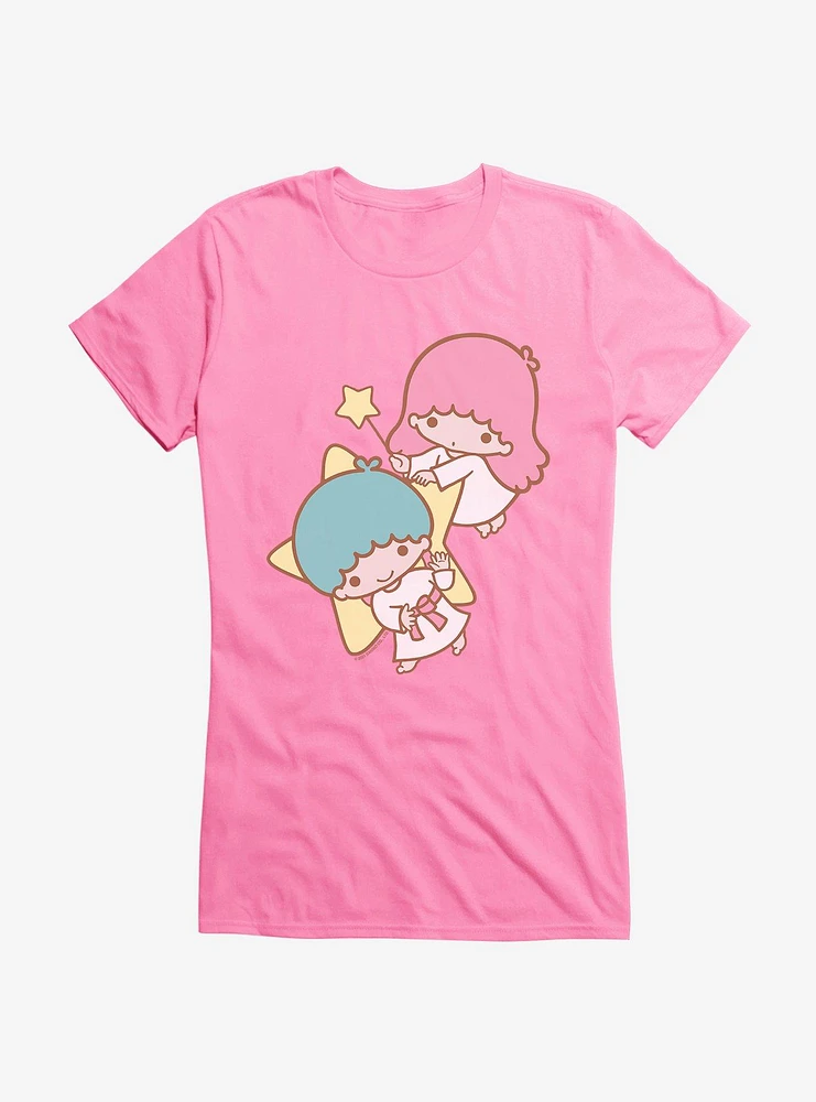 Little Twin Stars Waving Girls T-Shirt