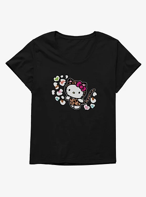 Hello Kitty Jungle Paradise Animal Spots Girls T-Shirt Plus