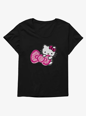 Hello Kitty Jungle Paradise Bow Girls T-Shirt Plus