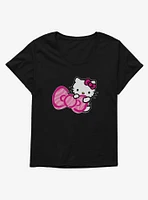 Hello Kitty Jungle Paradise Bow Girls T-Shirt Plus