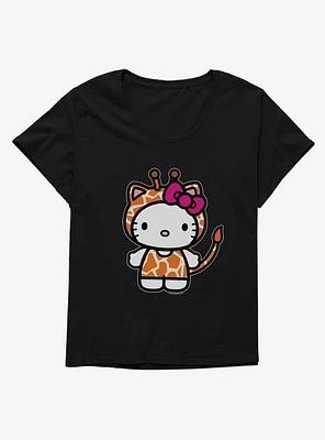 Hello Kitty Jungle Paradise Giaraffe Girls T-Shirt Plus